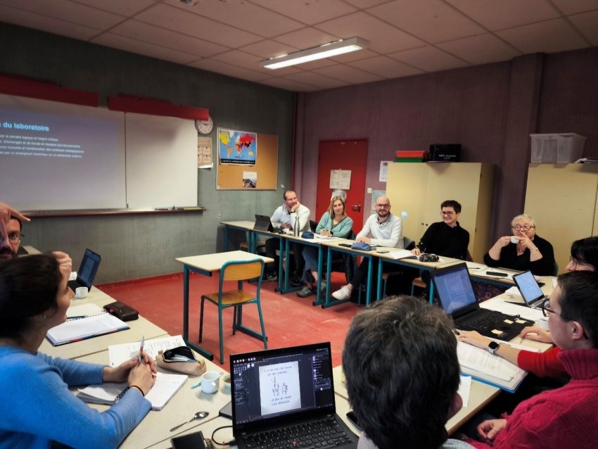 Temps de réflexion collective du laboratoire Lewis Carroll