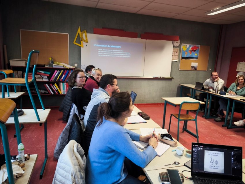 Temps de réflexion collective du laboratoire Lewis Carroll